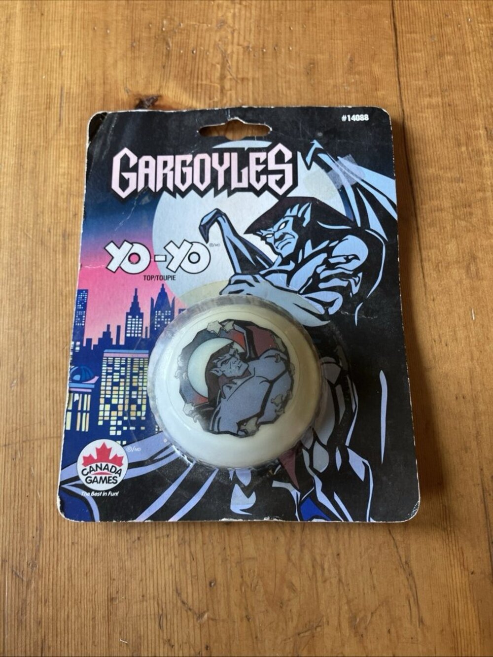 RARE Gargoyles Yo-Yo Top Canada Games Vintage #14088 - NEW / SEALED